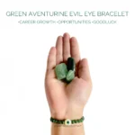 Green Aventurine evil eye bracelet