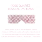 Rose Quartz Crystal Eye Mask